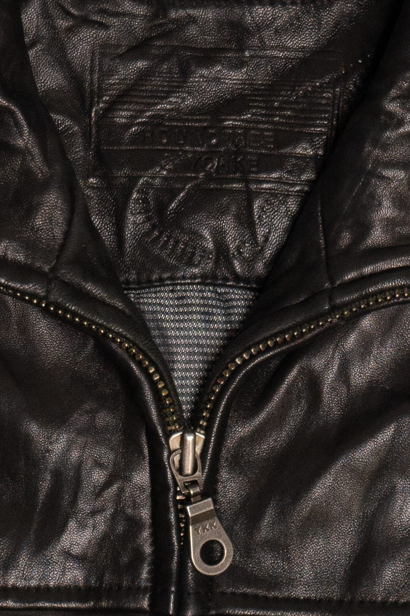 Vintage Dark Brown Roundtree & Yorke Leather Jacket (2000s)