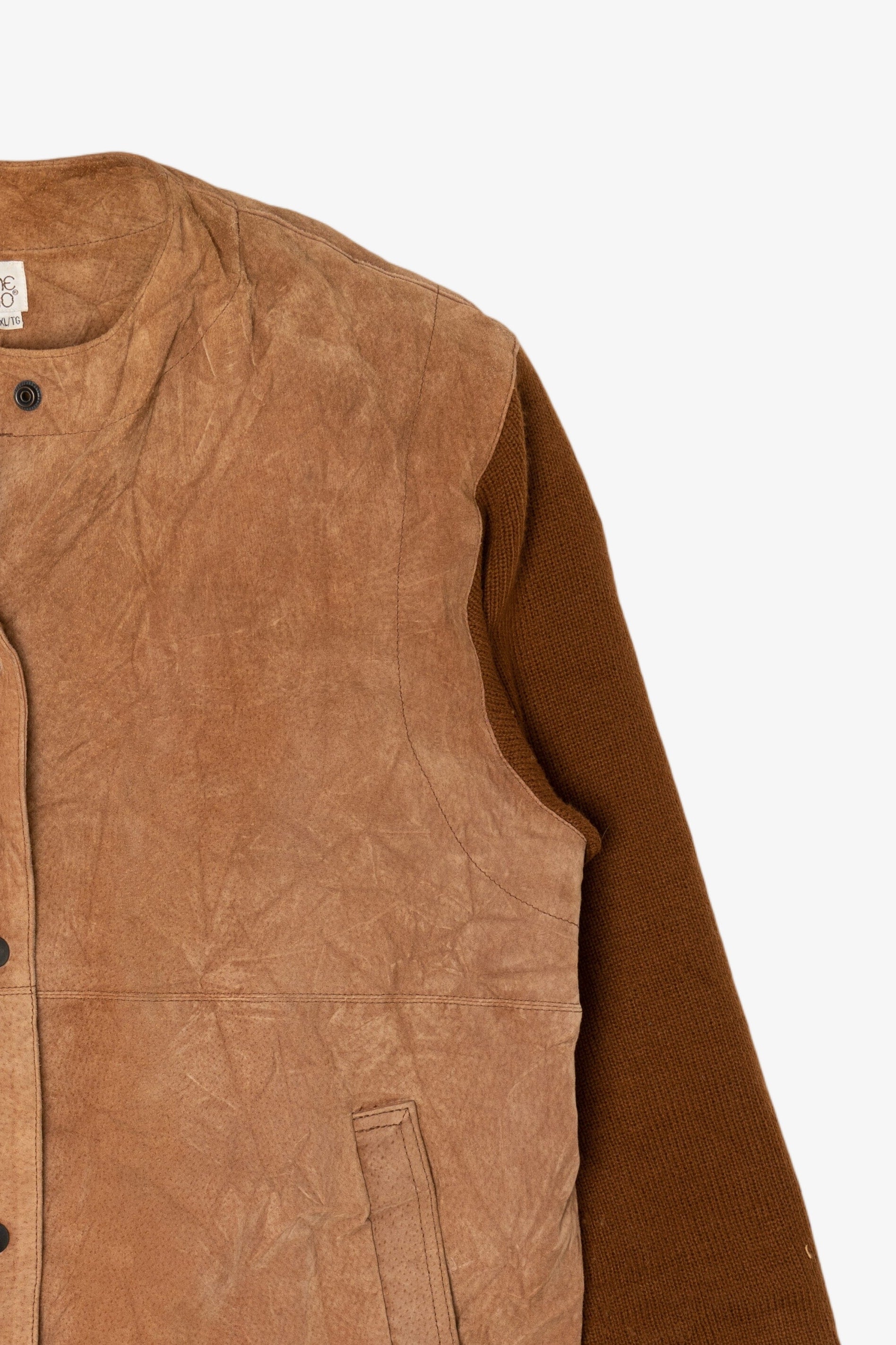 Vintage Brownstone Studio Leather Bomber Jacket (1990s)