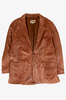 Vintage Brown Leather Sport Coat (1980s)