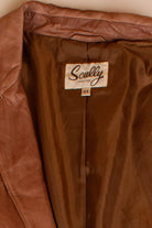Vintage Brown Leather Sport Coat (1980s)