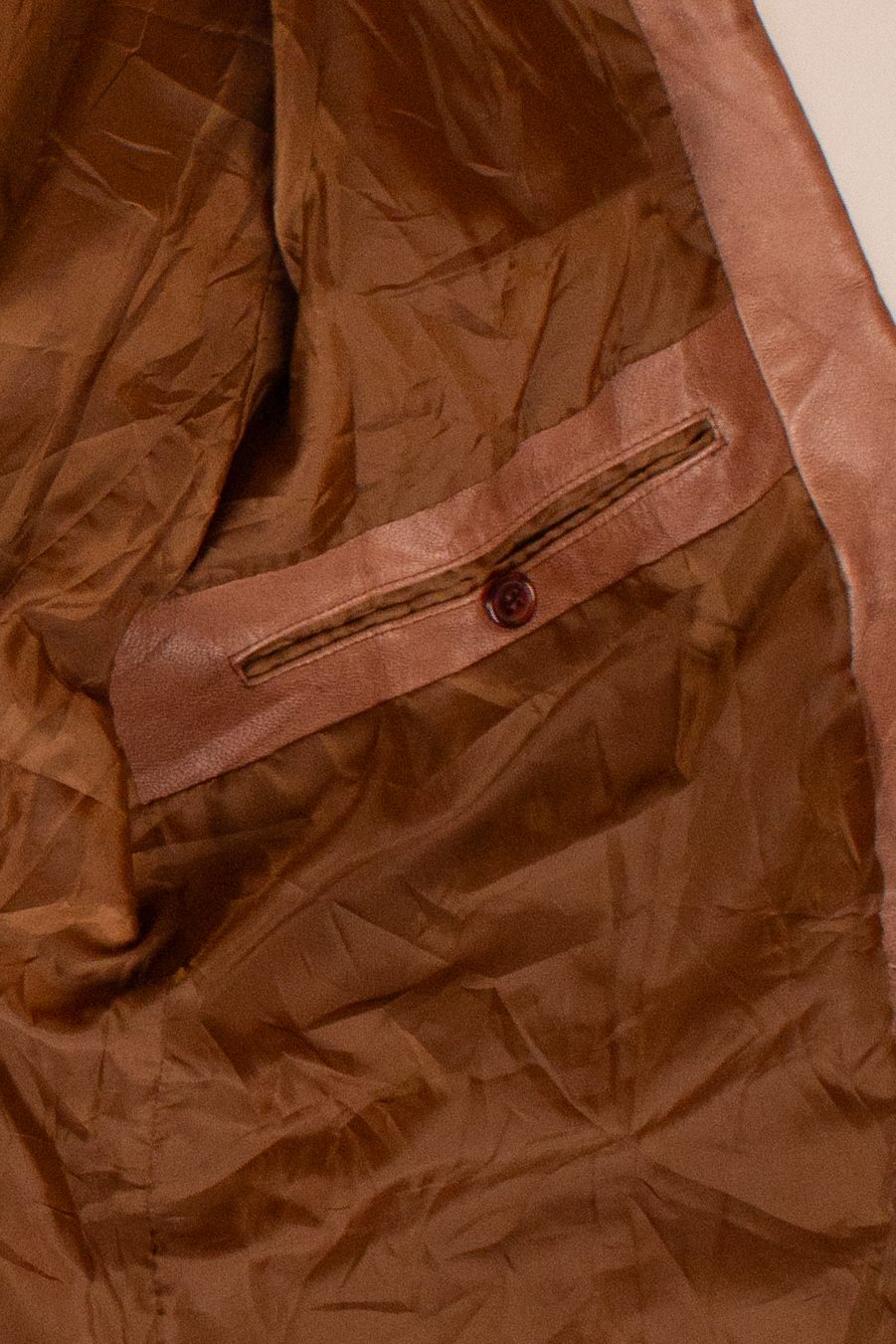 Vintage Brown Leather Sport Coat (1980s)