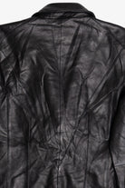 Vintage Worthington Genuine Lambskin Black Leather Blazer (2000s)