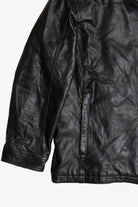 Vintage Andrew Marc Lined Leather Motorcycle Jacket (2000s)
