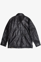 Vintage Andrew Marc Lined Leather Motorcycle Jacket (2000s)
