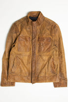 Light Tan Gap Leather Jacket 251