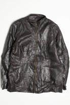 Women's Black Leather Jacket 261