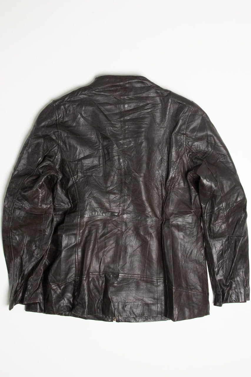 Women's Black Leather Jacket 261