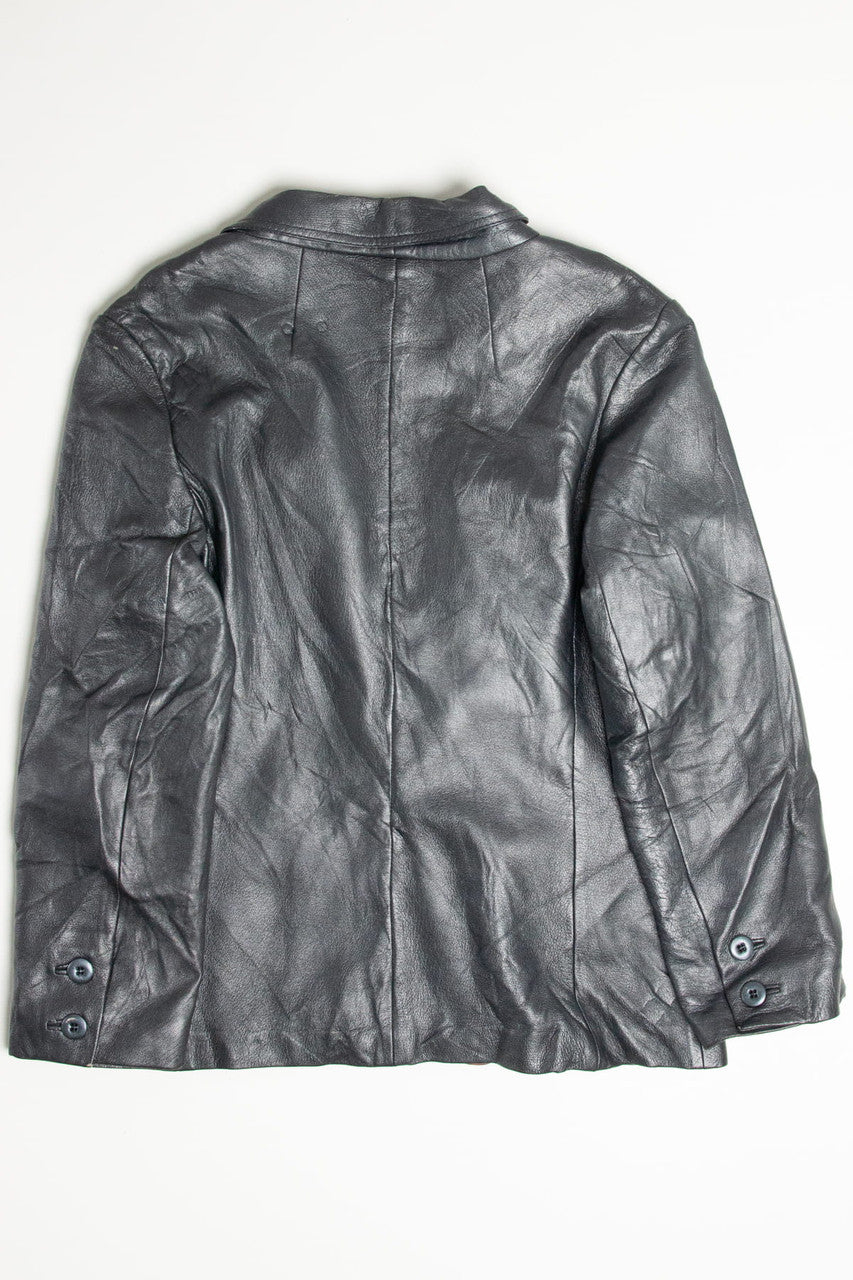 Gun Metal Skin Gear Leather Jacket 264