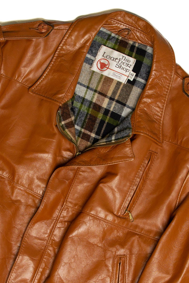 Vintage Sears Leather Shop Leather Jacket – Ragstock