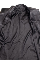 Long Black Leather Jacket