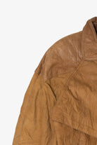 Vintage Forenza Fireman Clasp Leather Bomber Jacket (1980s)