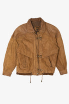 Vintage Forenza Fireman Clasp Leather Bomber Jacket (1980s)