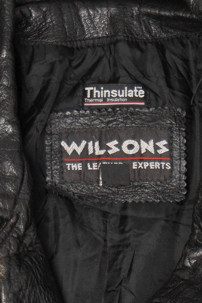 Vintage Wilson Leather Motorcycle Jacket (1990s)