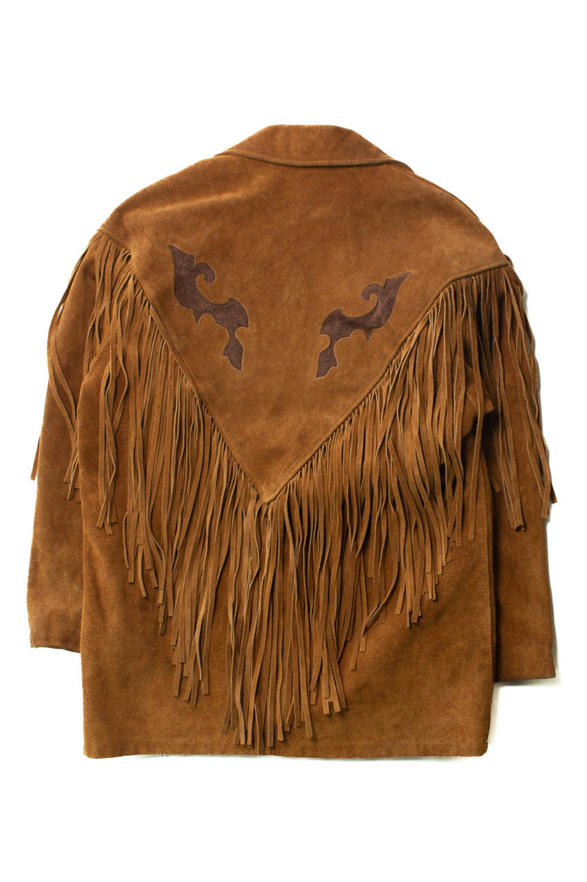 Vintage Schott Western Fringe Suede Jacket (1970s)