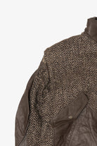 Vintage U2 Wear Me Out Leather Bomber Jacket (1990s)