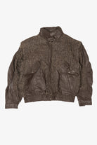 Vintage U2 Wear Me Out Leather Bomber Jacket (1990s)