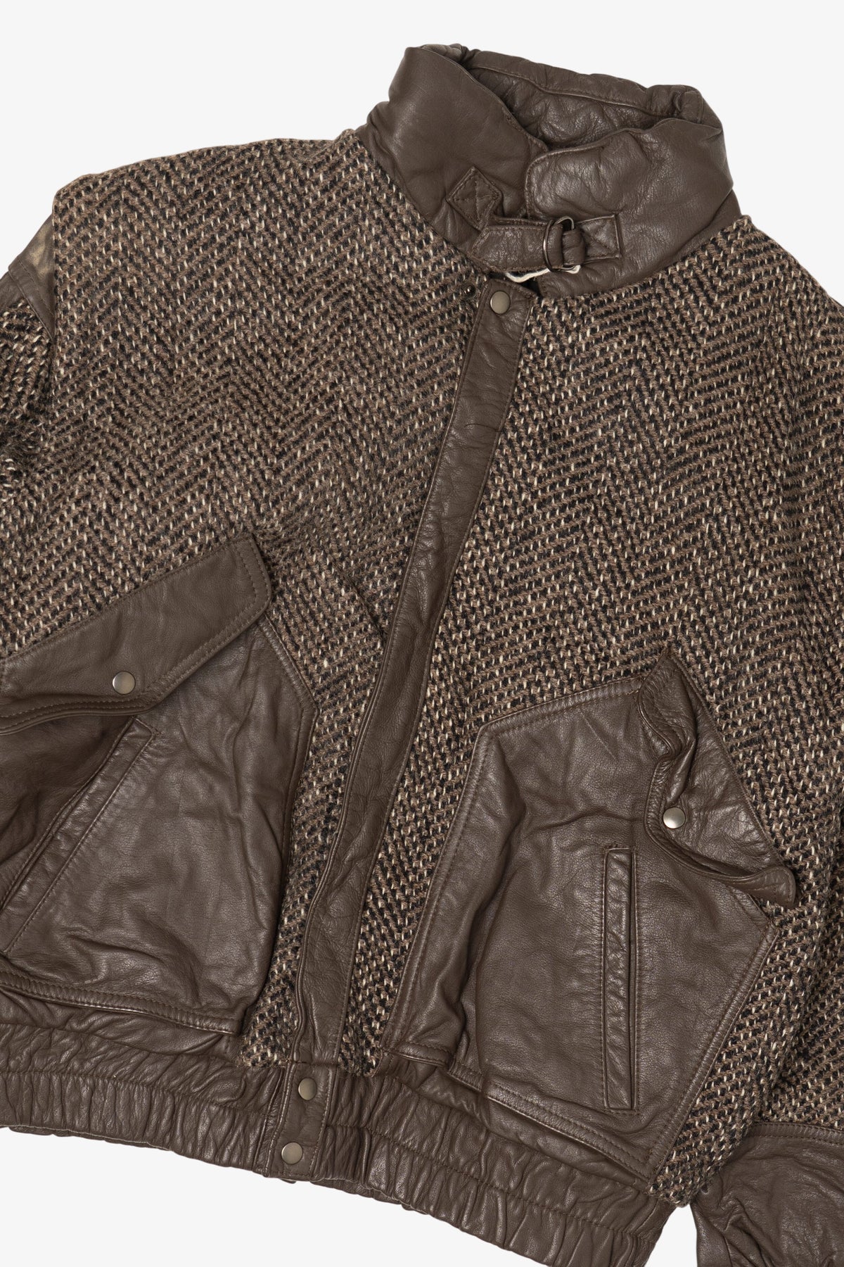 Vintage U2 Wear Me Out Leather Bomber Jacket (1990s)