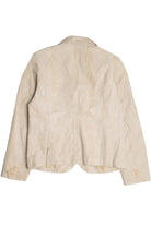Vintage  Kim Rogers Snake Pattern Leather Blazer Jacket