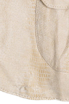 Vintage  Kim Rogers Snake Pattern Leather Blazer Jacket