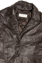 Vintage Dark Brown Jones New York Leather Jacket