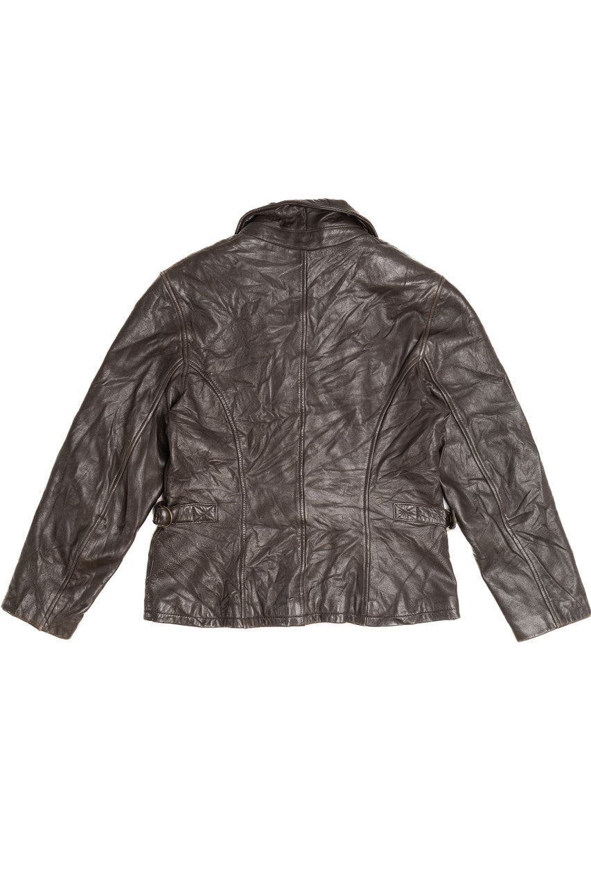 Vintage Dark Brown Jones New York Leather Jacket