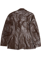 Vintage Dark Brown Oshman's Sportswear Leather Jacket