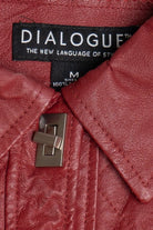 Vintage Dialogue Quilted Leather Jacket