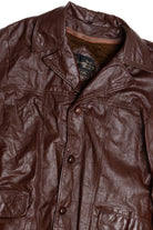 Vintage Sears Leather Shop Leather Jacket With Liner