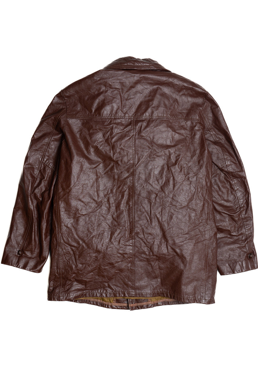 Vintage Sears Leather Shop Leather Jacket With Liner