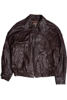Vintage Johnnie Owens Leather Bomber Jacket