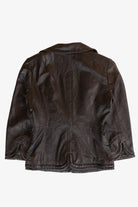 Black Leather Blazer Jacket (2000s)