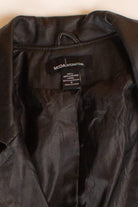 Black Leather Blazer Jacket (2000s)