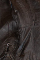 Black Leather Blazer Jacket (2000s)