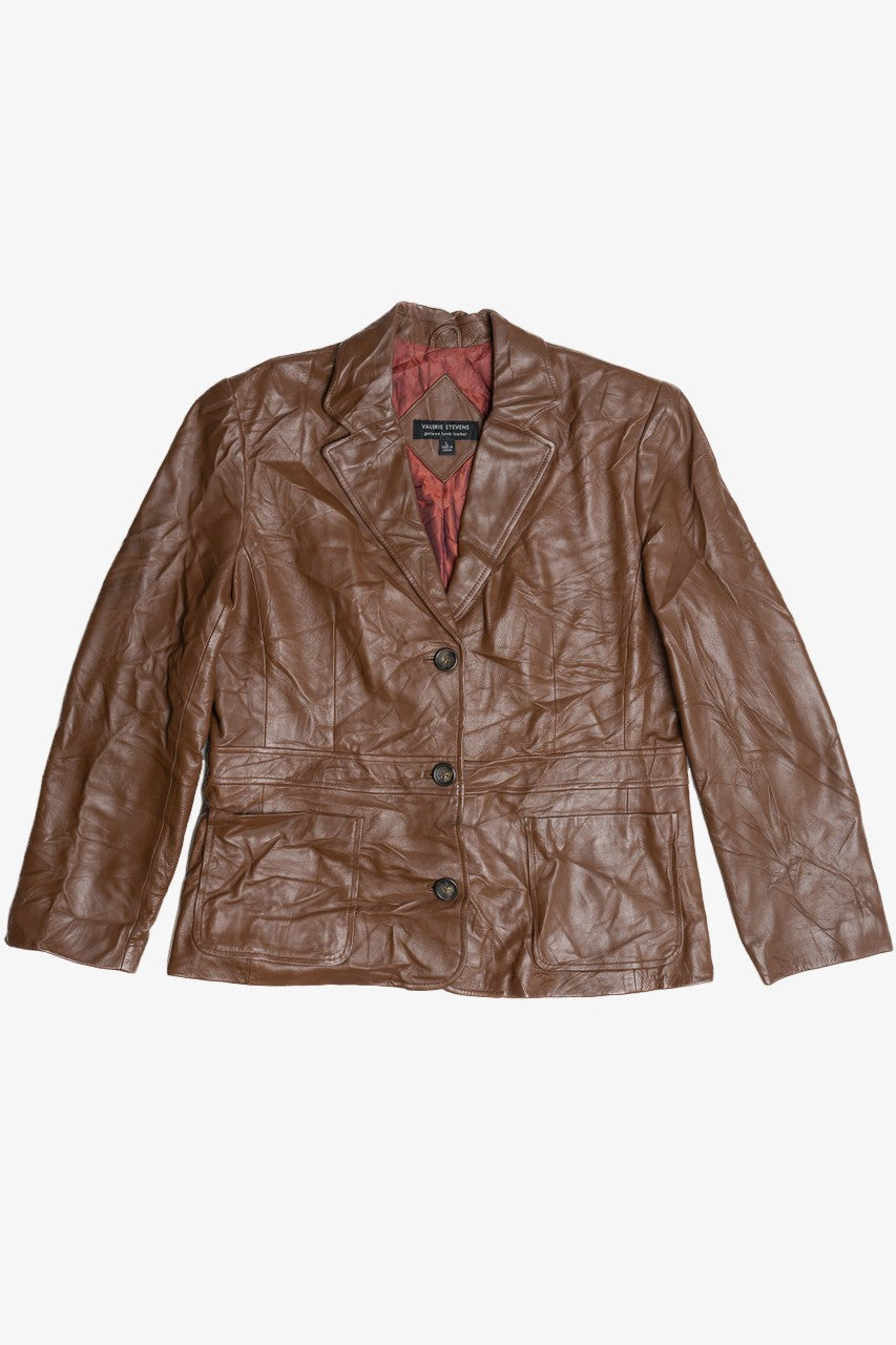 Vintage Valerie Stevens Genuine Lamb Leather Jacket