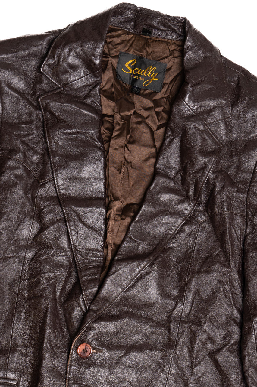 Vintage Scully Leather Sport Coat Jacket