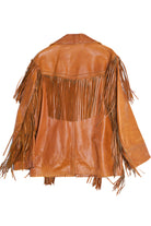 Vintage Schott Leather Jacket With Fringe