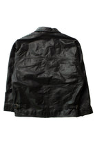 Vintage Black Zip Up Leather Jacket (1990s)