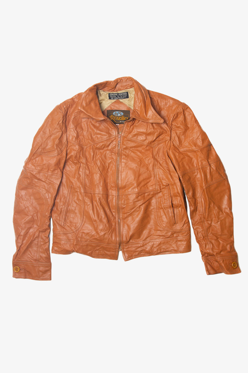 Vintage  Brazilia Leather Jacket