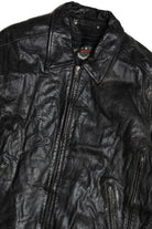 Vintage Wilsons Leather Cafe Racer Lined Leather Jacket (1990s)