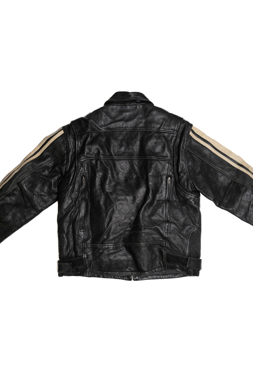 Vintage Wilsons Leather Cafe Racer Lined Leather Jacket