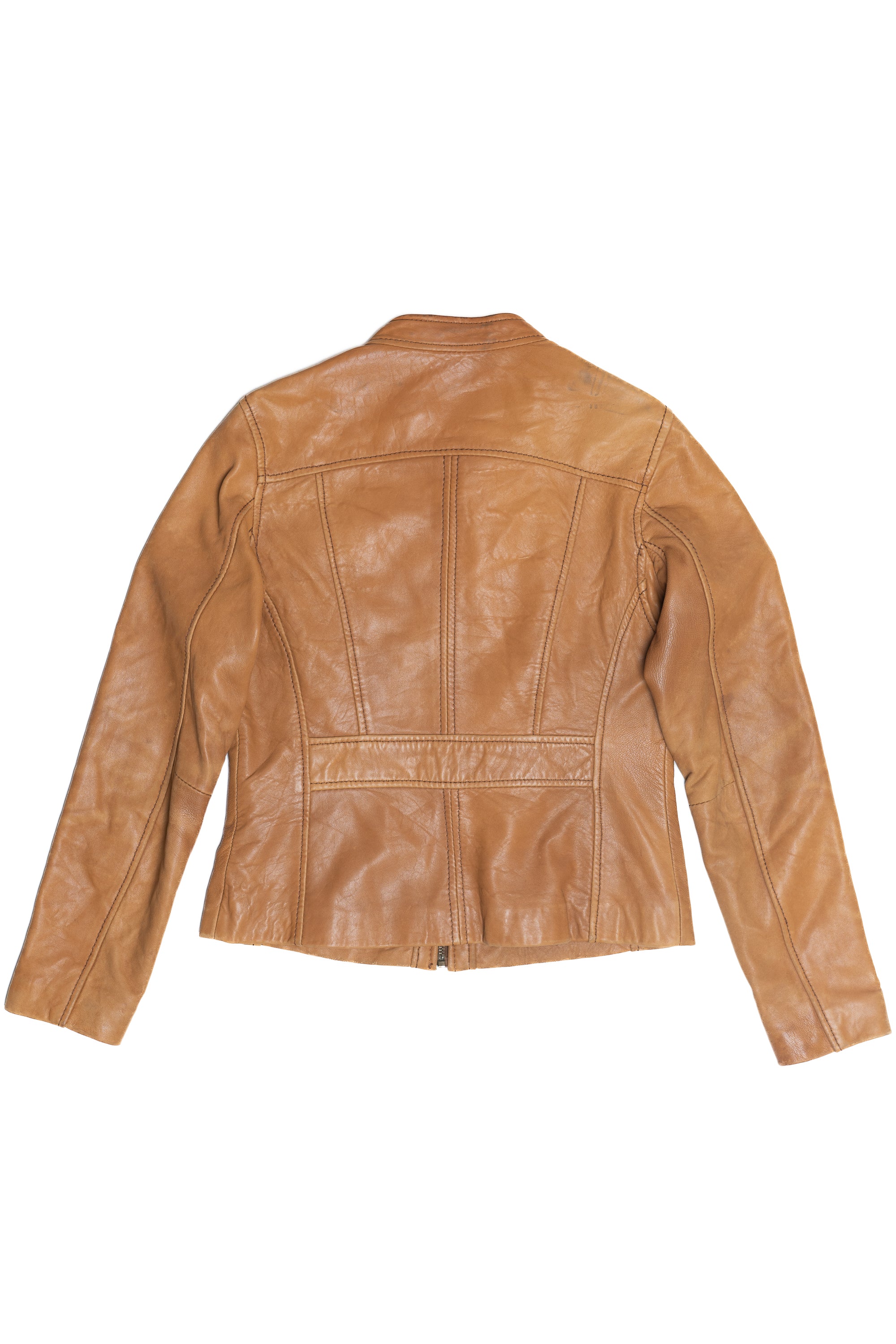 Michael Kors Leather Moto Style Jacket