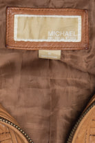 Michael Kors Leather Moto Style Jacket