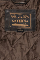 Vintage Arizona Cafe Racer Leather Jacket (1990s)