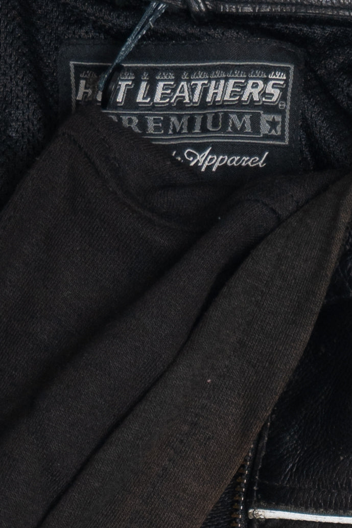 Vintage Hot Leathers Premium Cafe Racer Leather Jacket (2000s)