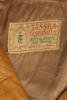 Vintage Distressed Jansha Tanning Co. Fringe Leather Jacket (1970s)