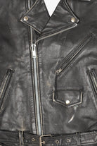 Vintage Distressed Open Road Leather Jacket (1990s)