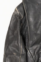 Vintage Distressed Open Road Leather Jacket (1990s)