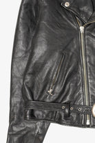 Vintage Black Leather Jacket (1990s)