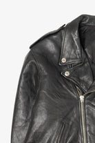 Vintage Black Leather Jacket (1990s)