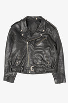 Vintage Black Leather Jacket (1990s)